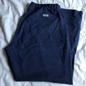 Greys Anatomy Navy Blue Scrub Pants